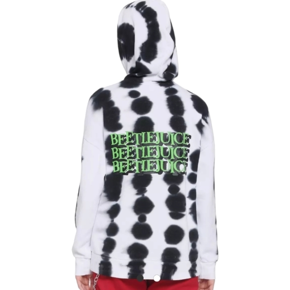 Beetlejuice SM Stripe Wash Tie Dye Hoodie